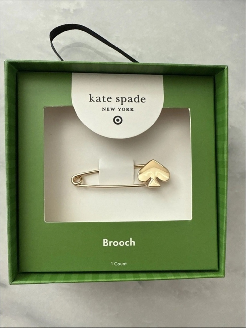 Kate Spade New York x Target Spade Safety Pin Brooch